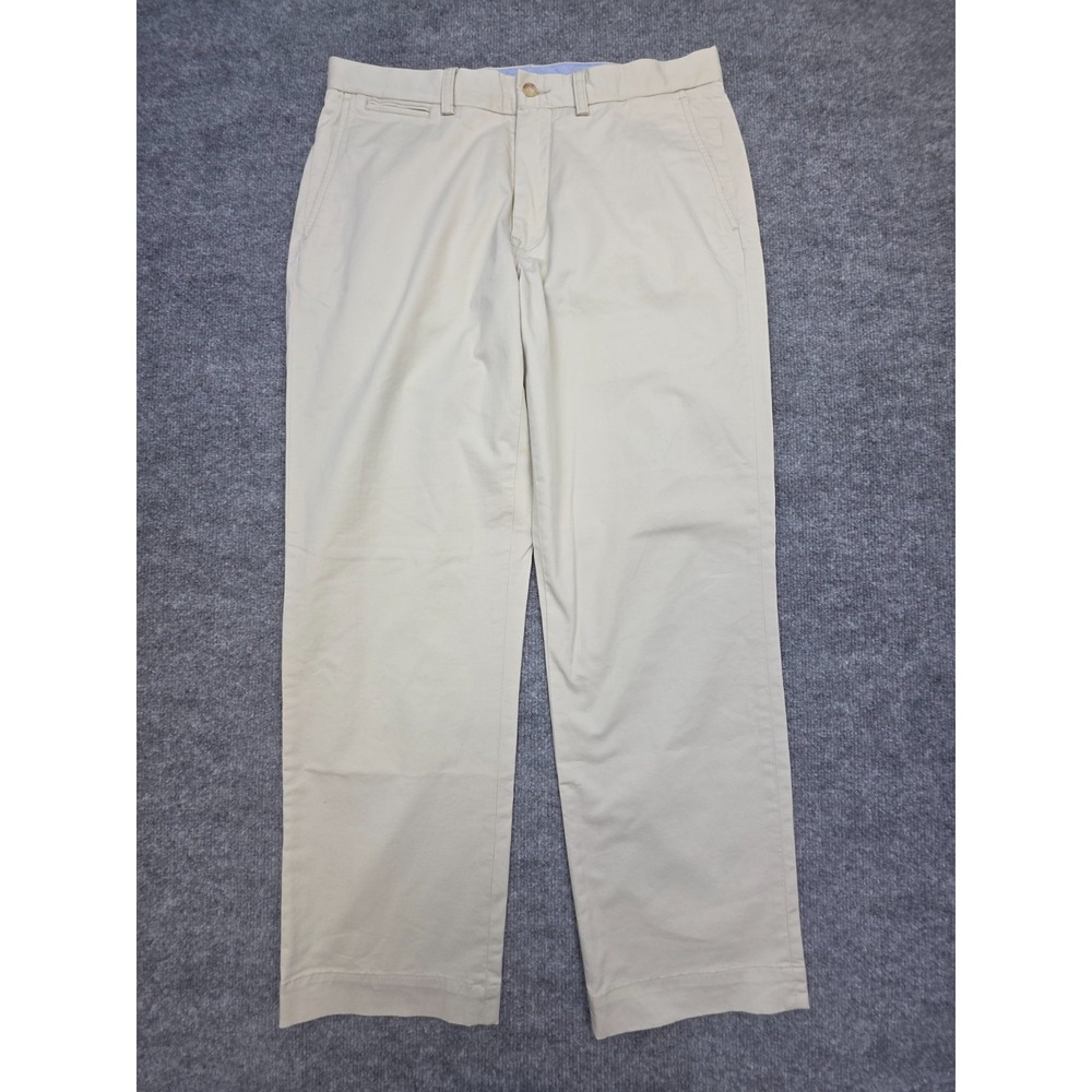 Polo Ralph Lauren Stretch Chino Pants Men's 32 x 30 (FITS 32x28) Beige Classic